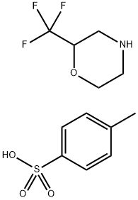 2-(trifluoromethyl)morpholine 4-methylbenzenesulfonate(WXFC0227) Struktur