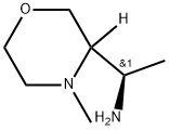 3-Morpholinemethanamine, α,4-dimethyl-, (αR)-,2103094-15-9,结构式