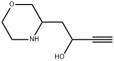 3-Morpholineethanol, α-ethynyl- Structure