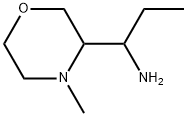 3-Morpholinemethanamine, α-ethyl-4-methyl- Struktur