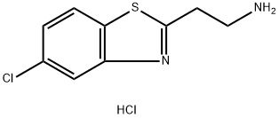 2-(5-chloro-1,3-benzothiazol-2-yl)ethan-1-amine hydrochloride Struktur