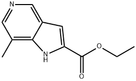 ethyl 7-methyl-1H-pyrrolo[3,2-c]pyridine-2-carboxylate Structure