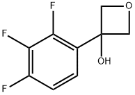 3-(2,3,4-trifluorophenyl)oxetan-3-ol 化学構造式
