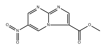 methyl 6-nitroimidazo[1,2-a]pyrimidine-3-carboxylate 结构式