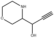 3-Morpholinemethanol, α-ethynyl-,2107854-96-4,结构式