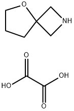 5-Oxa-2-azaspiro[3.4]octane, ethanedioate (1:1) Struktur
