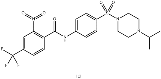 RN-9893 HYDROCHLORIDE 结构式