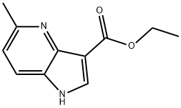ethyl 5-methyl-1H-pyrrolo[3,2-b]pyridine-3-carboxylate 化学構造式