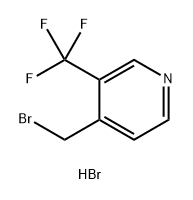 4-(溴甲基)-3-(三氟甲基)吡啶氢溴酸盐, 2109805-58-3, 结构式