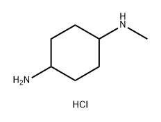 1,4-Cyclohexanediamine, N1-methyl-, hydrochloride (1:2) Structure