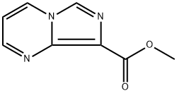 Imidazo[1,5-a]pyrimidine-8-carboxylic acid, methyl ester Struktur