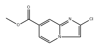 2-氯咪唑并[1,2-A]吡啶-7-羧酸甲酯 结构式