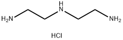 1,2-Ethanediamine, N1-(2-aminoethyl)-, hydrochloride (1:) Structure