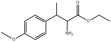 2-Amino-3-(4-methoxy-phenyl)-butyric acid ethyl ester 结构式