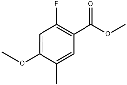 Methyl 2-fluoro-4-methoxy-5-methylbenzoate,2112658-08-7,结构式