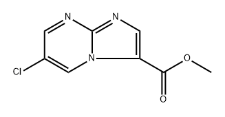 methyl 6-chloroimidazo[1,2-a]pyrimidine-3-carboxylate Structure