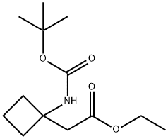 ethyl 2-(1-(tert-butoxycarbonyl)cyclobutyl)acetate|乙基 2-(1-((叔-丁氧基羰基)氨基)环丁基)乙酸酯