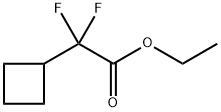 Cyclobutyl-difluoro-acetic acid ethyl ester Structure