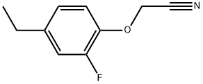 2-(4-Ethyl-2-fluorophenoxy)acetonitrile 结构式