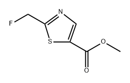 2-Fluoromethyl-thiazole-5-carboxylic acid methyl ester,2114271-81-5,结构式