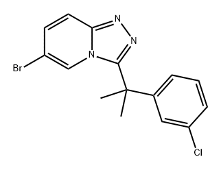 2114391-67-0 6-bromo-3-(2-(3-chlorophenyl)propan-2-yl)-[1,2,4]triazolo[4,3-a]pyridine