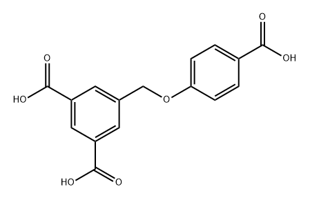 5-((4-carboxyphenoxy)methyl)isophthalic acid Structure