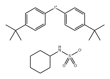 4,4''-Di-tert-butyldiphenyliodonium cyclamate Structure