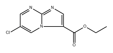 ethyl 6-chloroimidazo[1,2-a]pyrimidine-3-carboxylate Struktur
