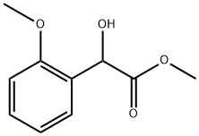 甲基 2-羟基-2-(2-甲氧苯基)醋酸盐, 21165-11-7, 结构式