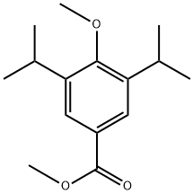 methyl 3,5-diisopropyl-4-methoxybenzoate 结构式