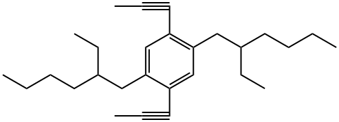 聚(2,5-二(2'-乙基己基)苯乙烯-1 4 结构式