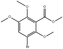 Methyl 3-bromo-2,5,6-trimethoxybenzoate Structure