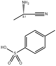 (S)-2-aminopropanenitrile 4-methylbenzenesulfonate Structure