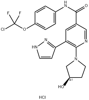 阿思尼布盐酸盐,2119669-71-3,结构式