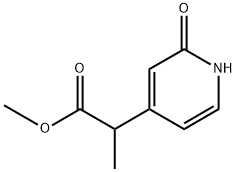 2-(2-氧代-1,2-二氢吡啶-4-基)丙酸甲酯 结构式