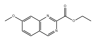 ethyl 7-methoxyquinazoline-2-carboxylate Struktur
