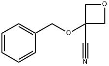 3-Benzyloxy-oxetane-3-carbonitrile Struktur