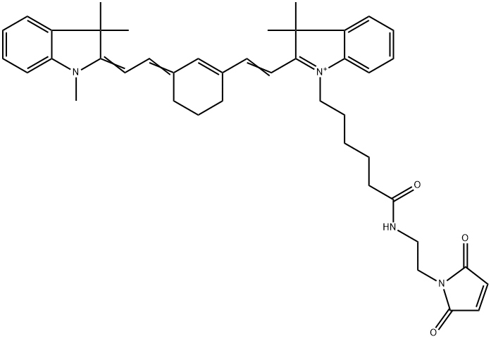 Cyanine7 maleimide 化学構造式