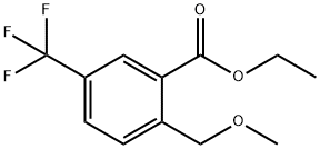 Ethyl 2-(methoxymethyl)-5-(trifluoromethyl)benzoate,2120416-13-7,结构式