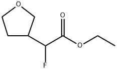 Fluoro-(tetrahydro-furan-3-yl)-acetic acid ethyl ester Structure