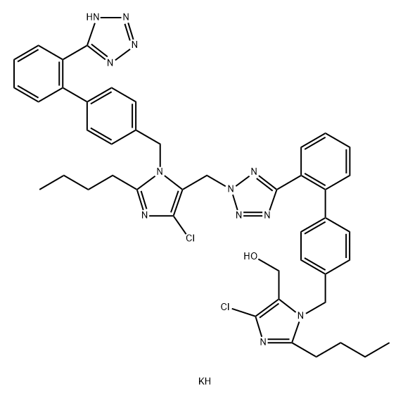 Losartan Impurity 17 化学構造式