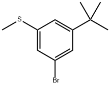 (3-bromo-5-(tert-butyl)phenyl)(methyl)sulfane,2126136-77-2,结构式
