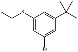 (3-bromo-5-(tert-butyl)phenyl)(ethyl)sulfane,2126136-88-5,结构式