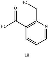 lithium(1+) ion 2-(hydroxymethyl)pyridine-3-carboxylate Struktur