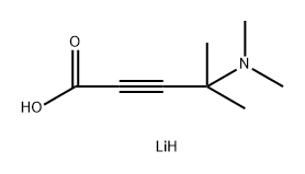 4-(二甲氨基)-4-甲基-2-戊炔酸锂盐(1:1), 2126179-23-3, 结构式