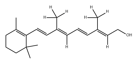 维生素A(视黄醇),212848-81-2,结构式