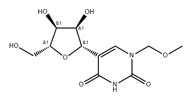 N1-Ethoxymethyl pseudouridine Structure