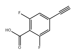 4-ethynyl-2,6-difluorobenzoic acid Structure