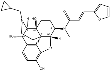 Des-3-(Furan-3-yl) 3-(Furan-2-yl) 10α-Hydroxy Nalfurafine 化学構造式