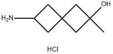 Spiro[3.3]heptan-2-ol, 6-amino-2-methyl-, hydrochloride (1:1),2133362-29-3,结构式